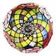 image 2 of Red and Pink Rose Decorated Stained Glass Tiffany Lamp | Red | Red | 1