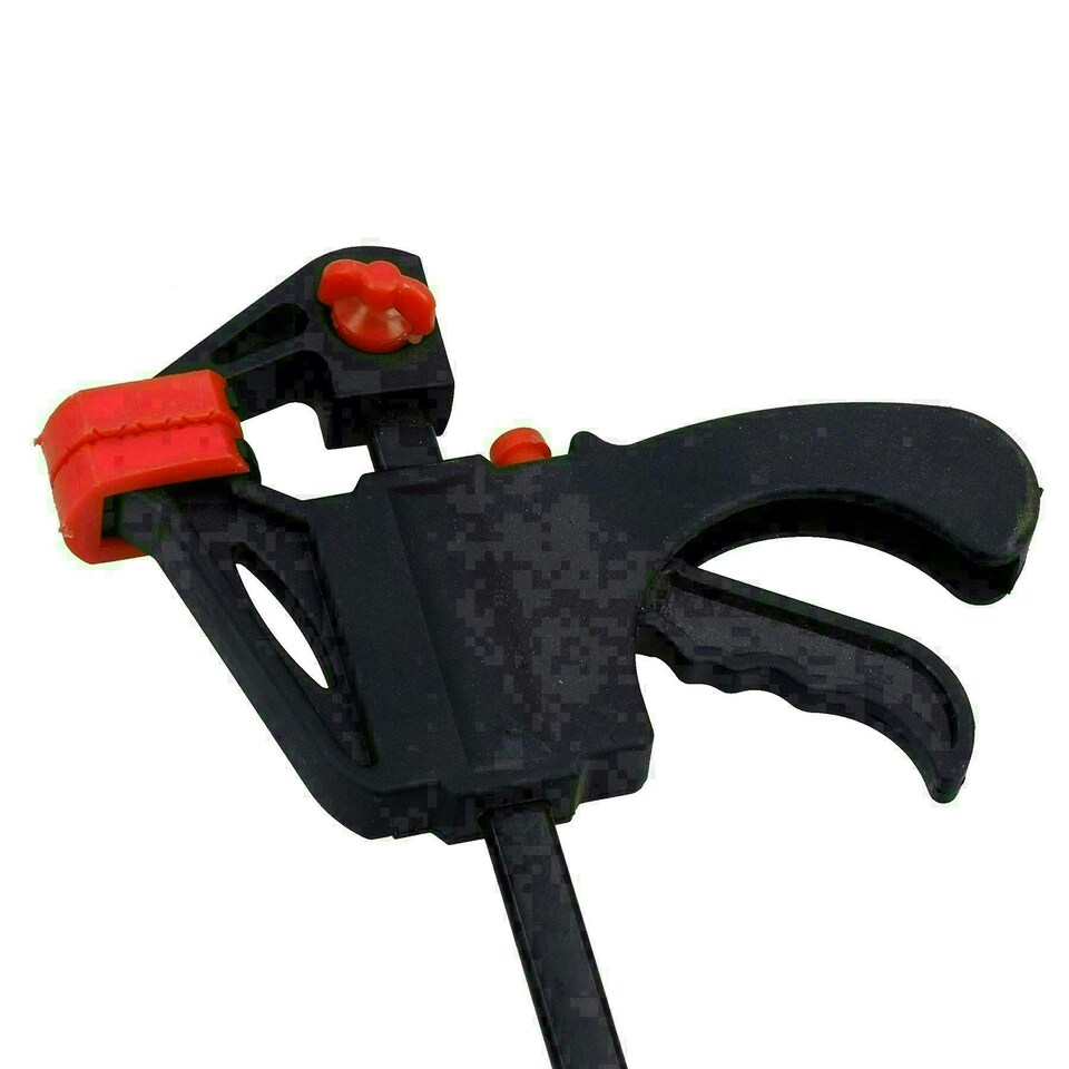 image 1 of 4" Quick Release Rapid Bar Clamp Holder Grip Spreader Speed Clamps 12 Pack