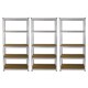 image 1 of 3 x E-Rax Galvanised Racking Units Grey