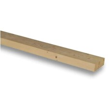 PACK OF 15 (Total 15 Units) - 47mm x 100mm (4x2")(45mm x 95mm Finish) C16 Kiln Dried Regularised Timber Carcassing - 3.6m Length