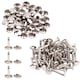 image 1 of 10mmx18mm Double Cap Rivets, Extra Long Metal Studs for DIY- 50pcs
