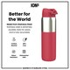 image 5 of Leak Proof 1 Litre Water Bottle, Stainless Steel, 1200ml (40oz)