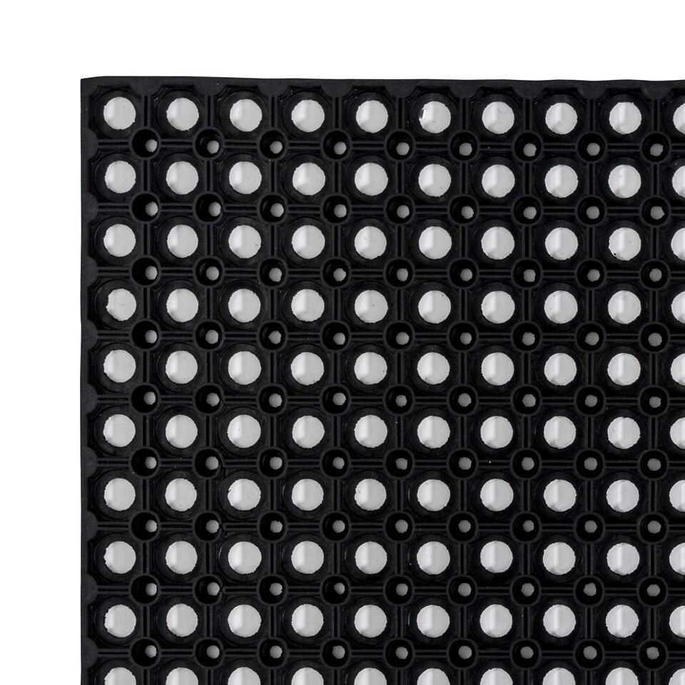 image 1 of Hometex All Seasons Outdoor Entrance Mat - 100 x 150cm. Black