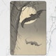 image 2 of 12 Piece Placemat And Coaster Set With Designer Artwork Wood Bottom