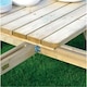 image 4 of Deluxe Square Picnic Garden Table (6.5ft x 6.5ft)