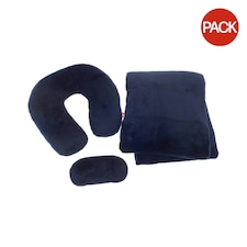 Home & Living Travel Set (Pack of 3) - Navy - One Size