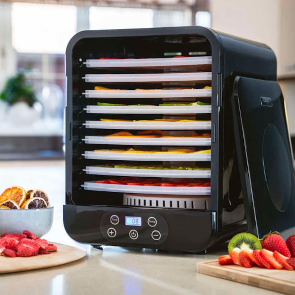 image 1 of Cooks Professional 9-Tier Electric Food Dehydrator - Digital Control Panel for Effortless Operation