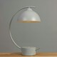 image 2 of ValueLights Lua Painted Grey Table Lamp and E14 Golfball LED 4W Warm White 3000K Bulb