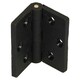 image 3 of Reinforced Nylon Hinge Plastic 64x67mm Italian Industrial Door Locker Hatch 2PK Black