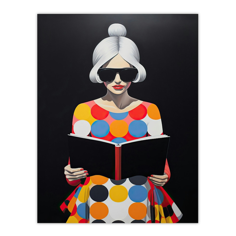 image 1 of Creative Scholar Book Lovers Fun Bright Home Decor Black Framed Wall Art Print A4