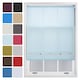 image 1 of FURNISHED Daylight Roller Blind Made to Measure with Chome Round Eyelets | Blue | Duck Egg Blue | (W) 120cm x (L) 165cm