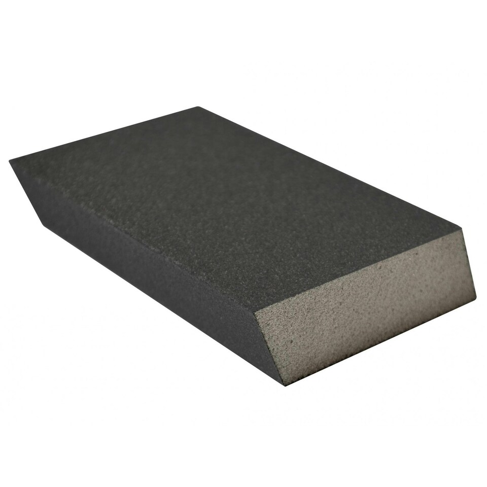 Faithfull Dual Angle Drywall Sanding Block - Multi Colour - Fine 120G