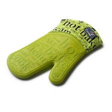 Steam Stop™ Waterproof Silicone Single Oven Glove Green