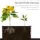 image 8 of Outsunny Garden Raised Bed Planter Grow Containers Flower Pot 60x60cm