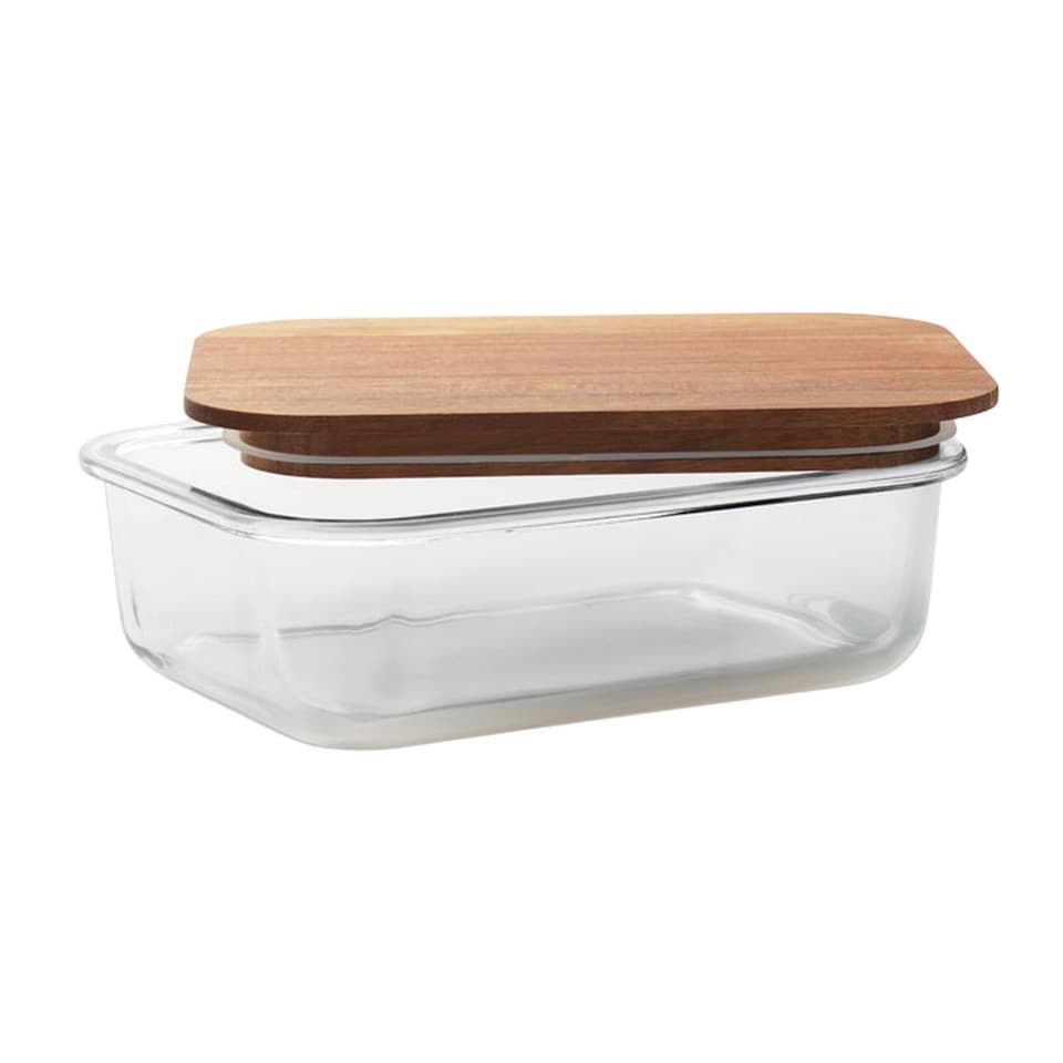 image 1 of MidOcean Vitrio Lunch Glass 800ml Lunch Box | Clear | Transparent | One Size | 1