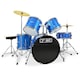 image 1 of 3rd Avenue Full Size Adult Drum Kit - Shine Blue