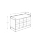 image 4 of Kempton Shoe Bench & Wall Rack | Grey | Grey