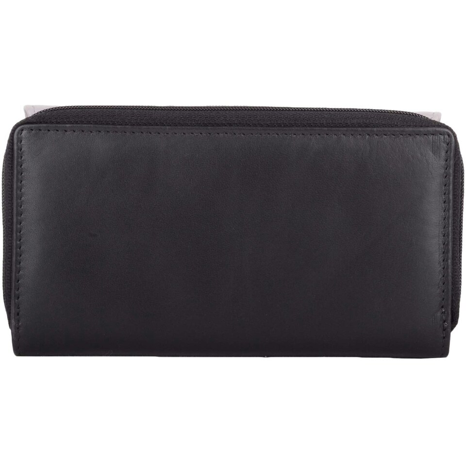 image 1 of Soft Leather RFID Protected Multi Colour Money / Credit Card Purse Pink