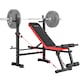 image 1 of SPORTNOW 420KG Weight Bench with Adjustable Bench Press Rack and Dip Station, Heavy Duty Flat or Incline Workout Bench for Home Gym Full Body Strength Training