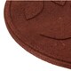 image 3 of Nicoman Reversible Outdoor Garden Stepping Stone Leaves in Terracotta - Pack of 4 | Red | Terracotta | Pack of 4