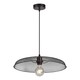 image 2 of Set of 2 Cassidy - Large Black Mesh Ceiling Pendant Lights | Black | 2