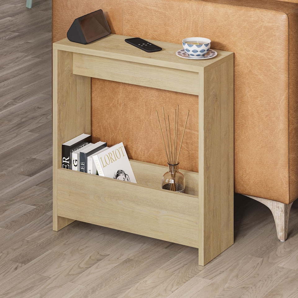 image 1 of Decortie Simpi Slim Side Table 55x20x60cm Oak