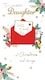 image 2 of Hand-Finished Embellished Daughter So Much Love Christmas New Year Card