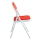 image 3 of Set of 6 Folding Dining Chairs with Metal Frame and Padded Seats