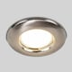 image 2 of ValueLights 6 Pack Silver Brushed Chrome Plated Fixed Recessed Ceiling Spotlights Downlights