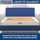 image 2 of Purus King Size Electric Under Bed Blanket Fitted Ties | White | White | 1