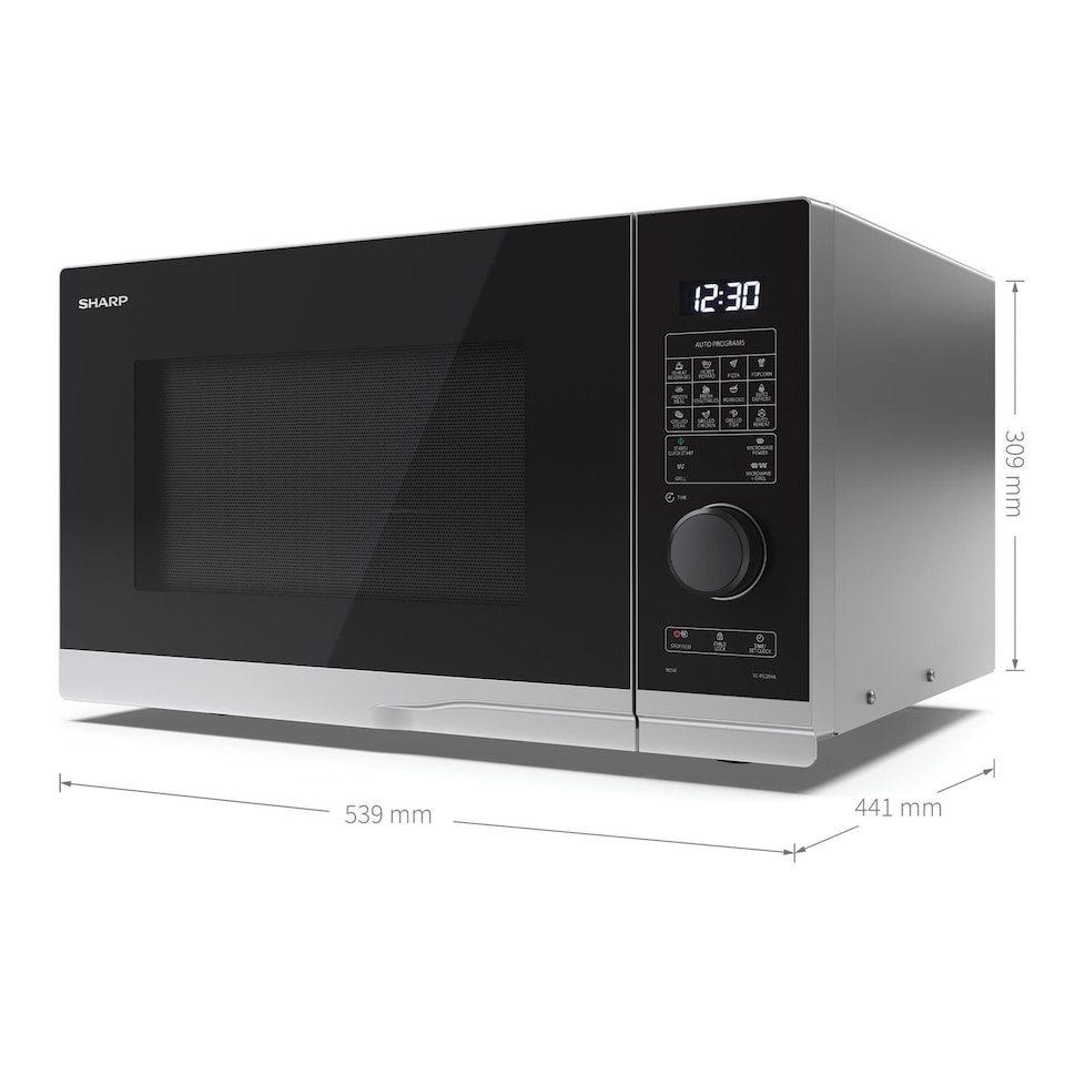 image 1 of Sharp 28L 900w Grill Microwave Silver