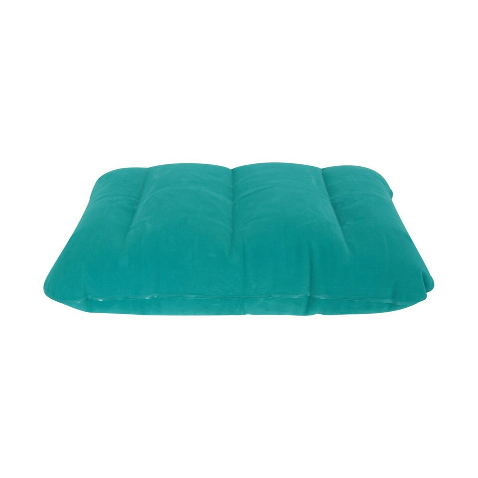 Mountain Warehouse Soft Touch Inflatable Pillow - Teal - One Size