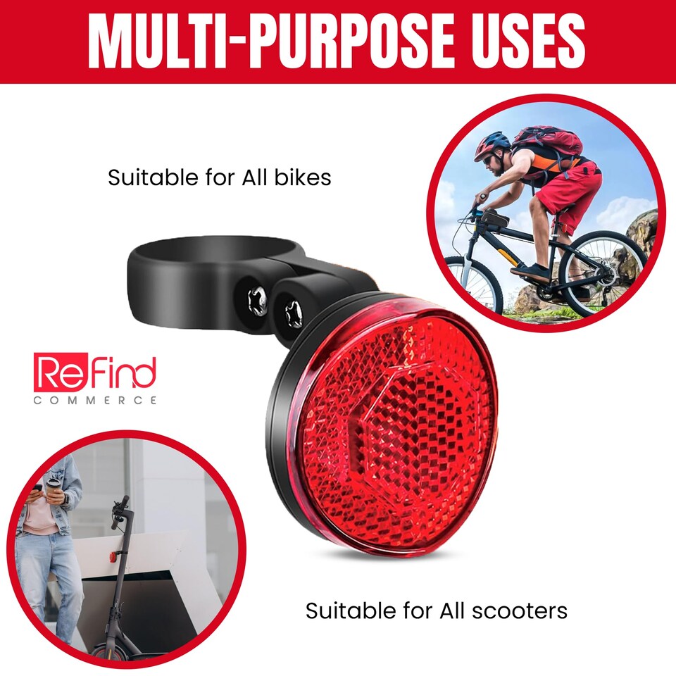 image 1 of Bike Reflector Hidden Holder for Apple Reflector (With P09)