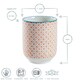 image 3 of Nicola Spring Hand-Printed Tumblers - 280ml - Orange - Pack of 6 Orange