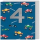 image 2 of Monster Trucks Embellished Boys 4th Birthday Card