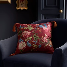 D & D Bejewelled Filled Cushion Spice
