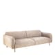 image 2 of Westham Set of 2 x 3 Seater Sofas in Fay Beige Fabric