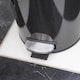 image 6 of Harbour Housewares Round Stainless Steel Pedal Bin - 5L - Black