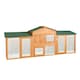 image 1 of 84cm x 2.12m Samuel Alexander Extra Large Wooden Outdoor Hutch for Small Animals with Run