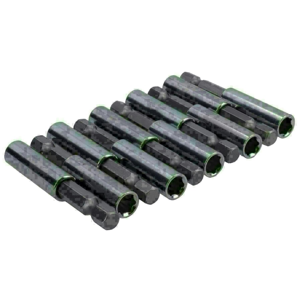 image 1 of Magnetic Screwdriver Bit Holders Extension Driver 1/4in Hex Shank 10 Pack