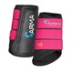 image 5 of Shires Arma Air Motion Brushing Boots Black | Colour: Black/Cherry
Size: Small Pony