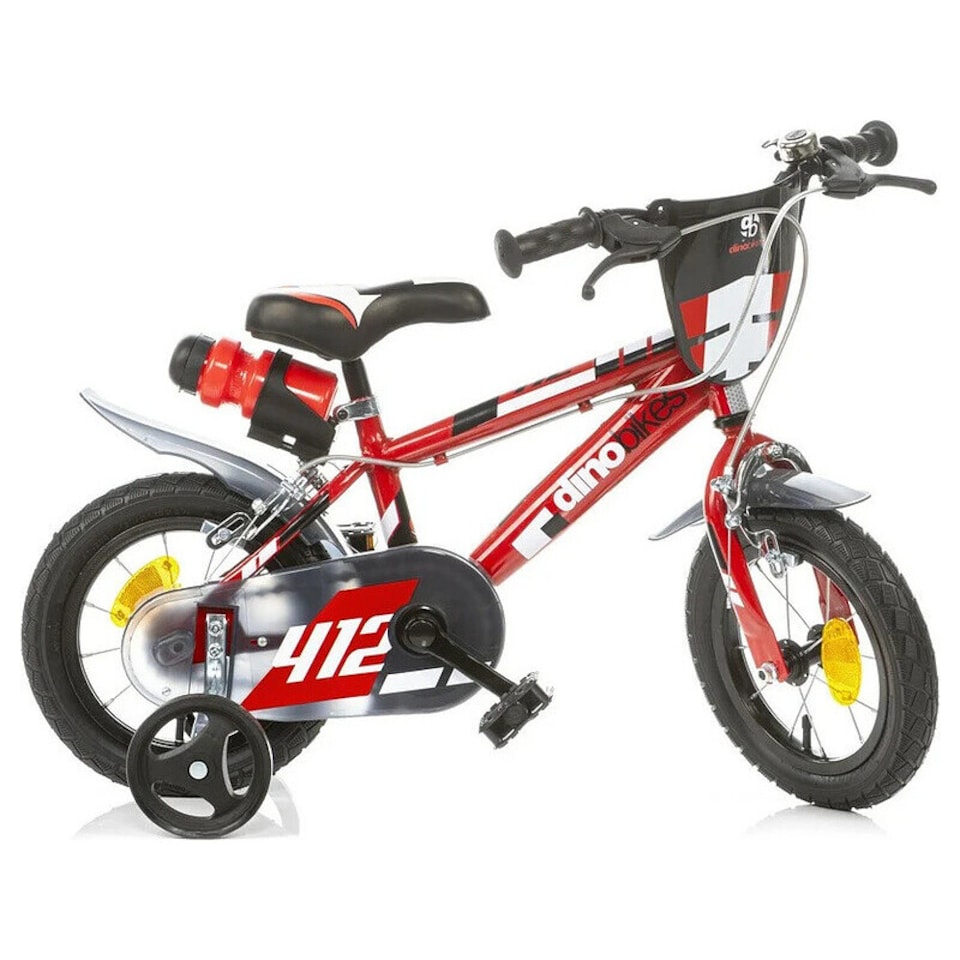 Dino 412 12" Kids Bike - Red