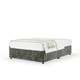 image 1 of Majestic 1000 Pocket Sprung Charcoal Chenille Divan Set King Size