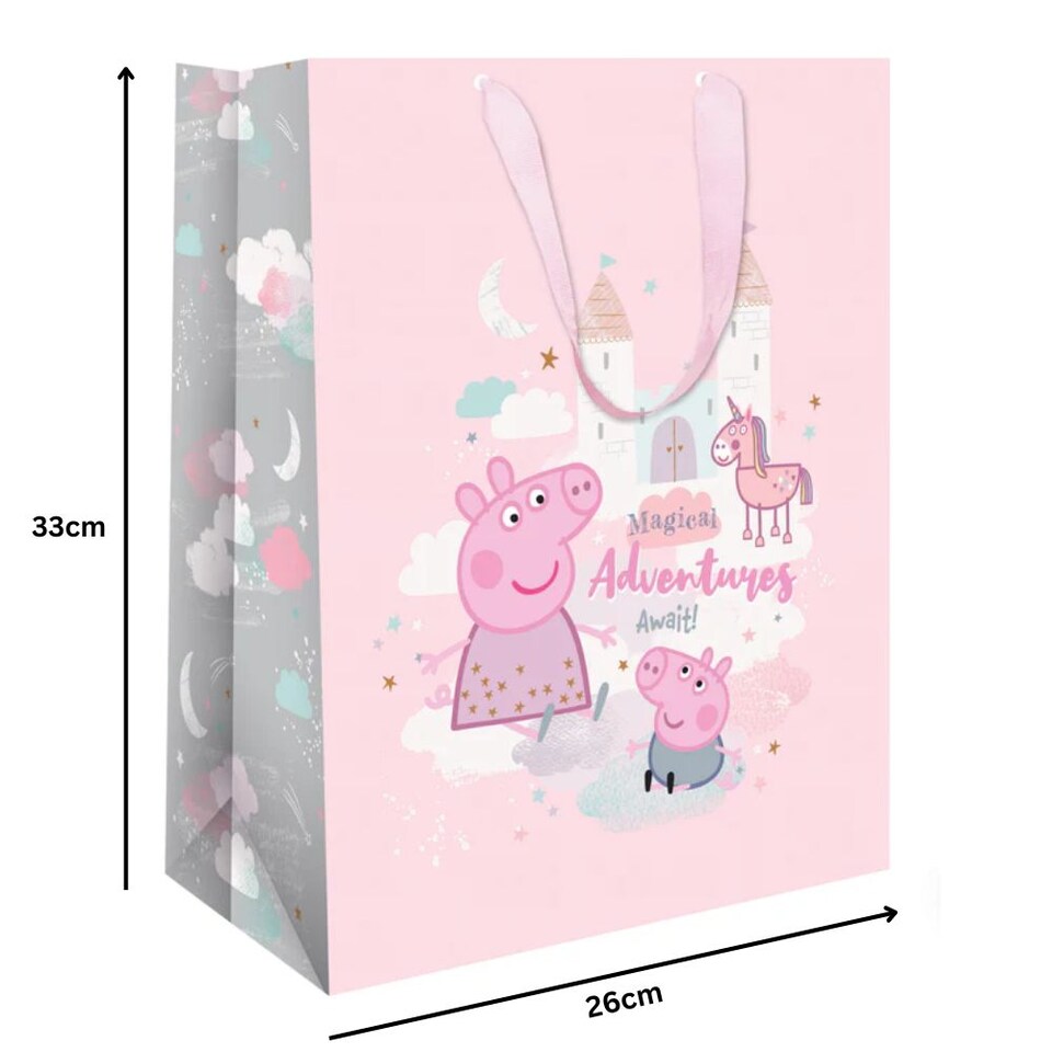 image 1 of Peppa Pig Medium Gift Bag