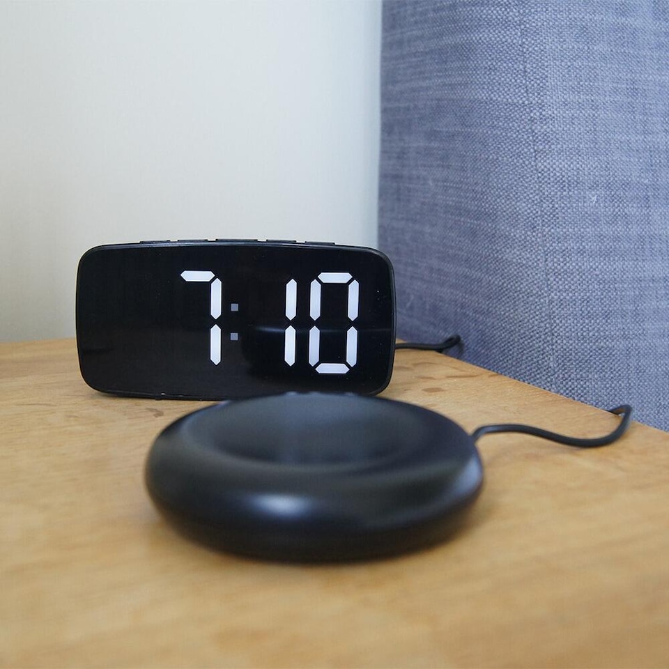 image 1 of Lifemax Big Digit Clock with Vibration Alarm Pad
