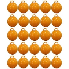 Orange Round Bubble Balloon Weights 75g - Pack of 25 | Orange