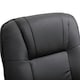 image 8 of HOMCOM Ergonomic Office Recliner Sofa Chair PU Leather Armchair Lounger Black