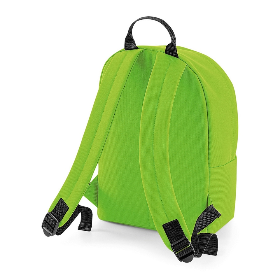 image 1 of BagBase Mini Fashion Backpack - Lime Green - One Size