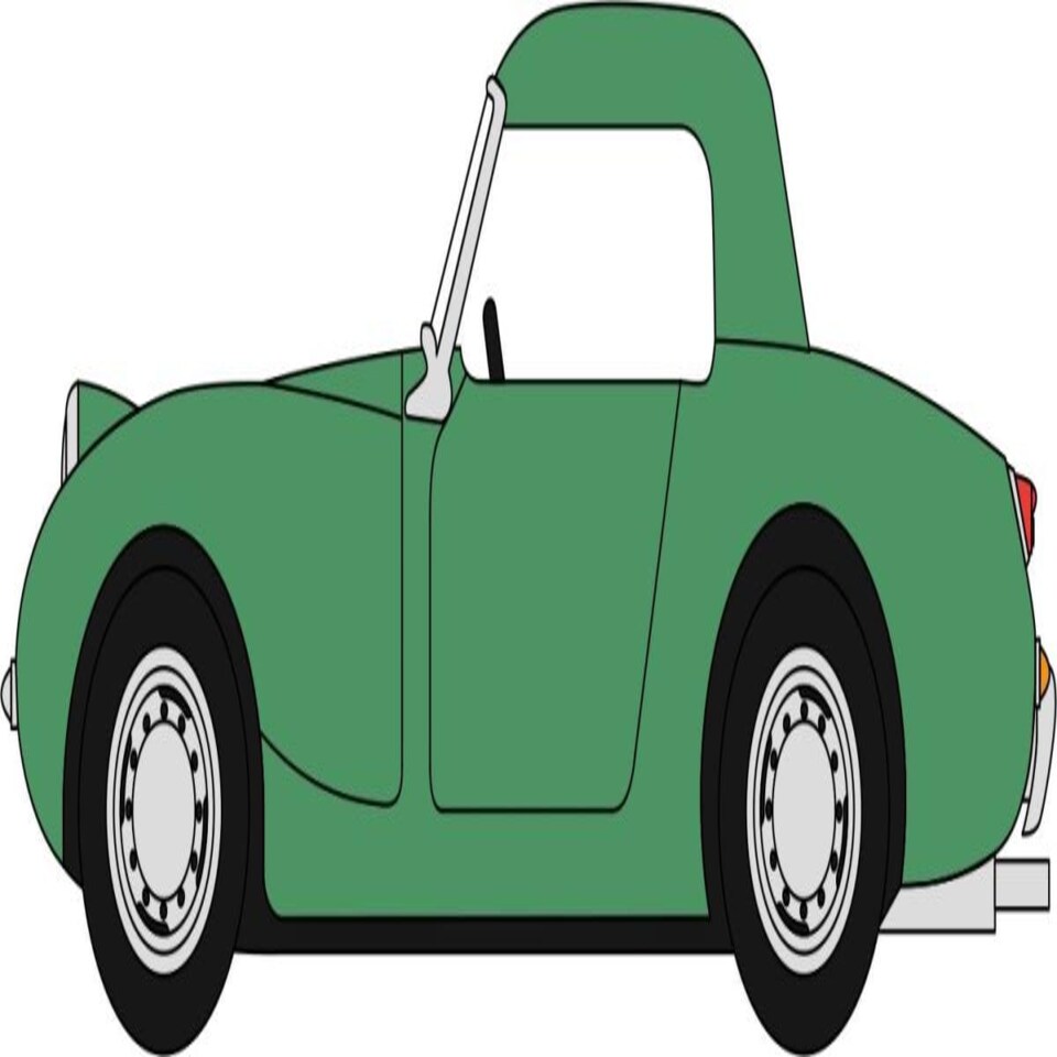 Oxford Diecast Austin Healey Frogeye Sprite Leaf Green