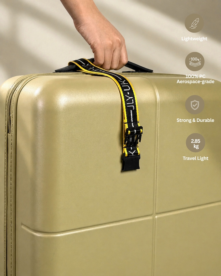 image 1 of Premium 100% Makrolon PC 2 PCS Suitcase Set | Vanity + Cabin Luggage
